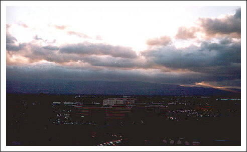 Overcast skies .. the predominant weather