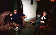 Patty Donivan, Phil Holmes, Joe Bergman waiting for dinner